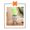 Kawaii knuffel plantje cactus groen